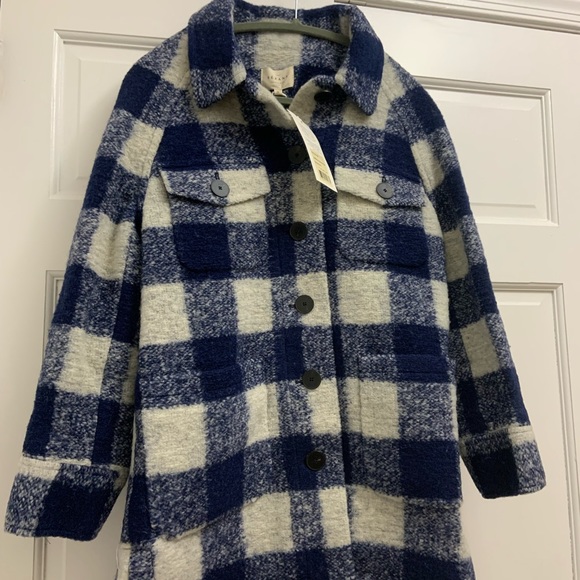 Sezane Wool Coat NWT - Picture 4 of 5